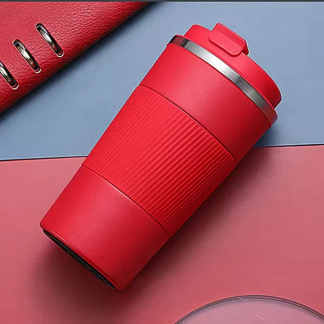 510ML Travel Coffee Mug – Stainless Steel Thermal Cup with Leakproof Lid